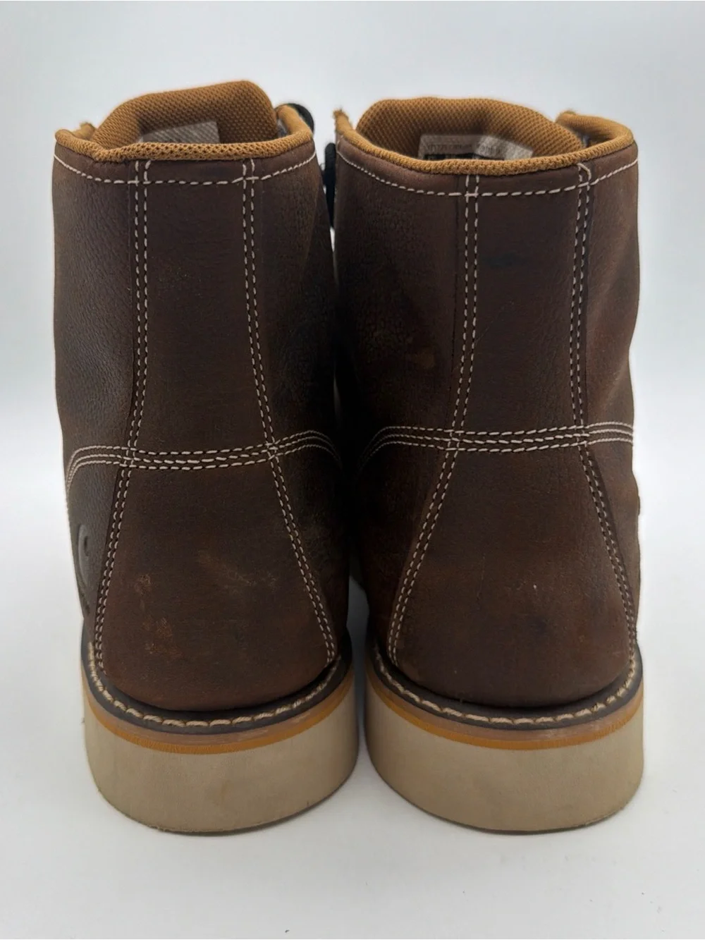 Carhartt Wedge Moc Leather Boots Mens Size 11 Soft Toe Workwear CMW6095